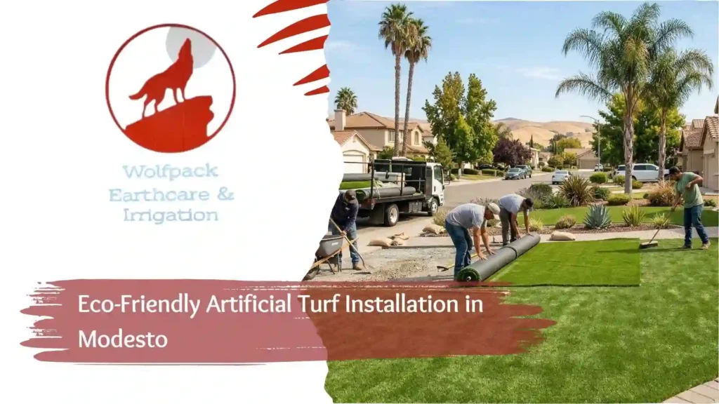Eco-Friendly Artificial Turf Installation in Modesto