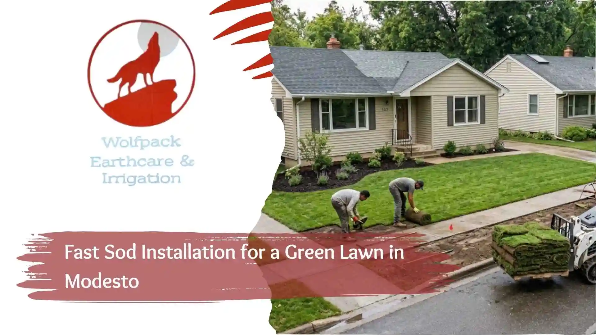 Fast Sod Installation for a Green Lawn in Modesto
