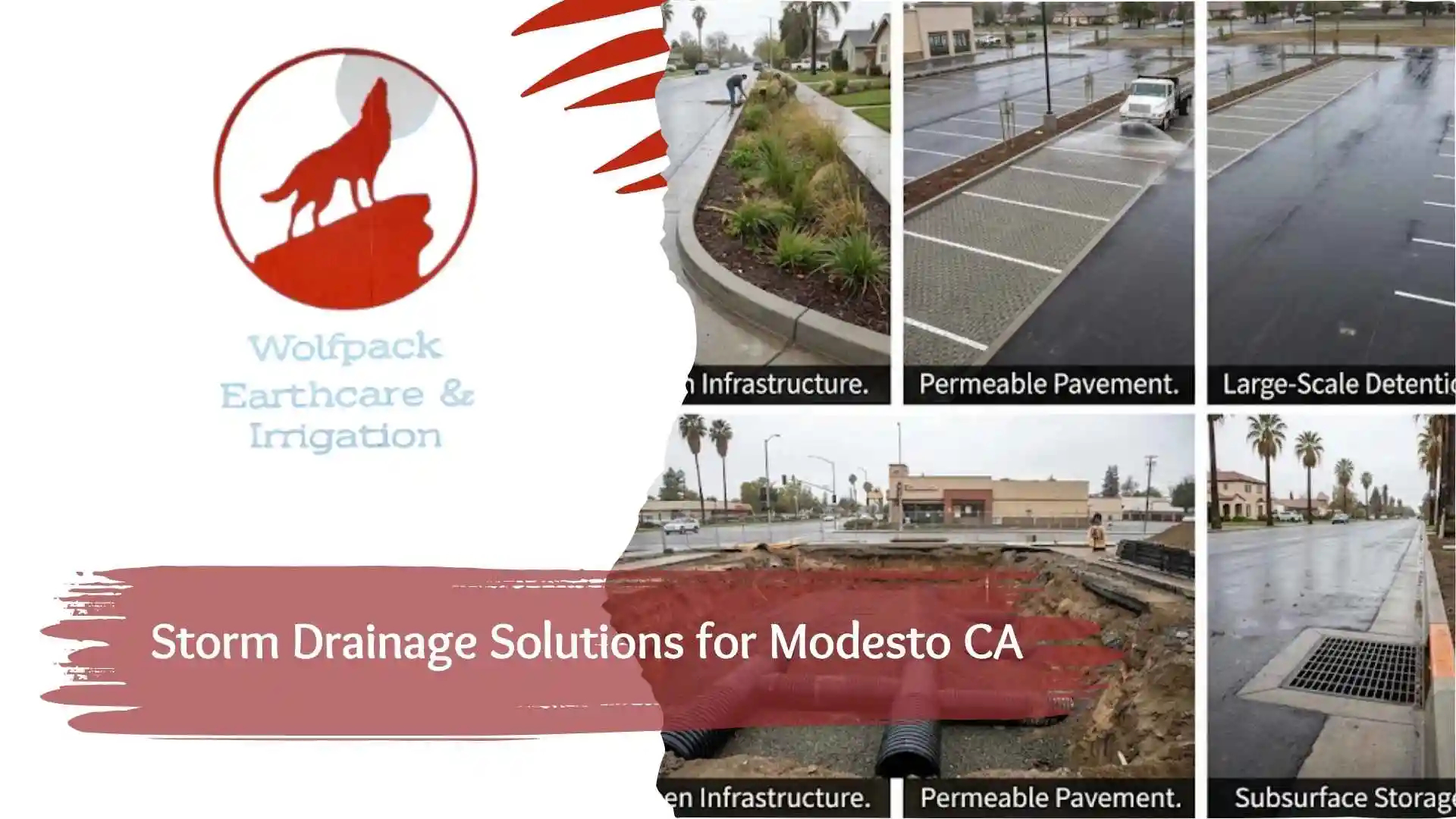 Storm Drainage Solutions for Modesto CA